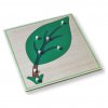 Montessori dřevěné puzzle list