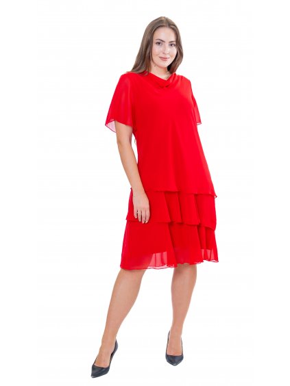 Sofistik šaty AMODA, červená