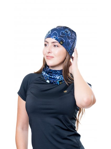 Sofistik čiapka Mandaly tyrkys