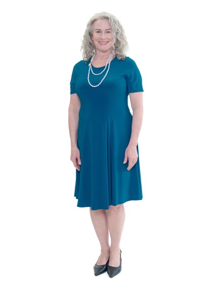 Sofistik šaty DORIANA, petrol