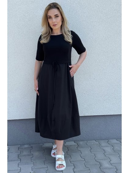 Sofistik šaty MISHA, černá