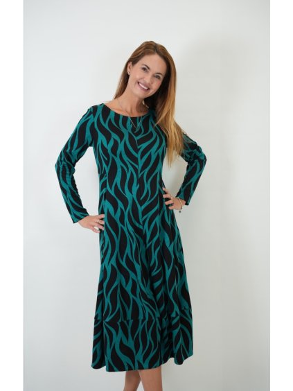 Sofistik šaty HEDVIKA, petrol