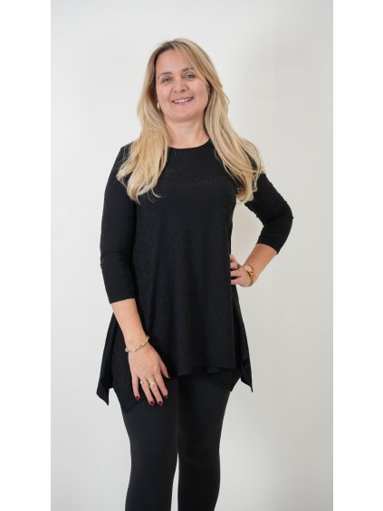 Sofistik tunika MARION, černá
