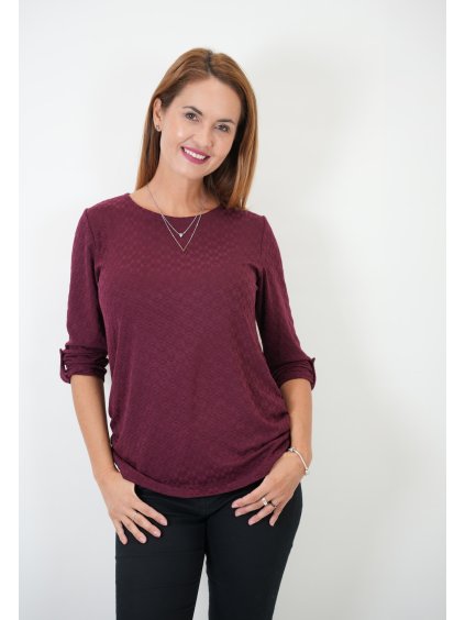 Sofistik halenka ANITA, vínová