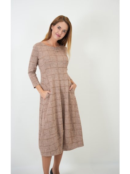 Sofistik šaty MELISSA, capuccino