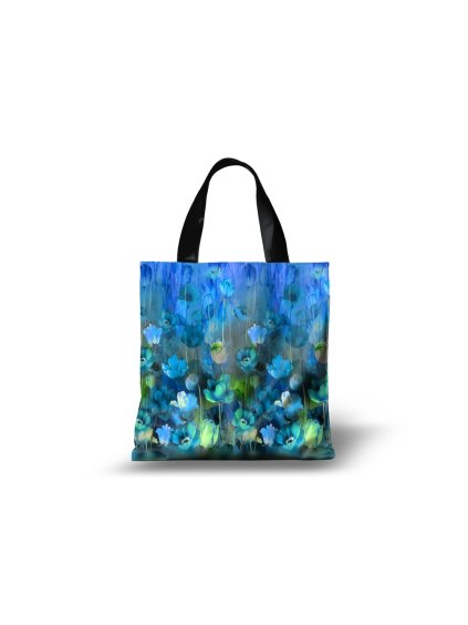 Taška modré tulipány