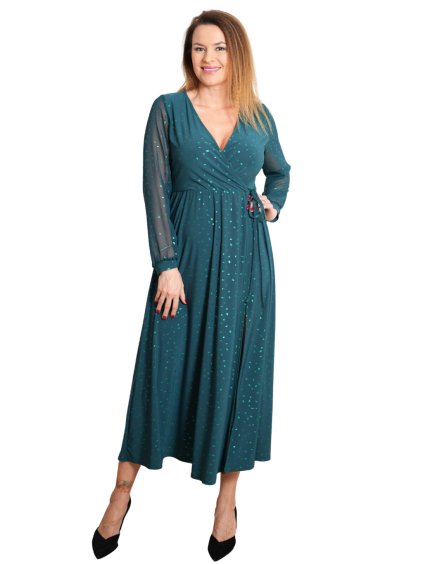 Sofistik šaty LEONKA, zelená