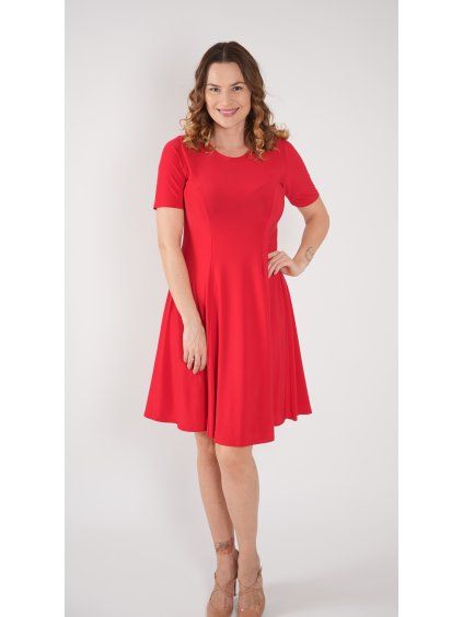 Sofistik šaty DORIANA,červená