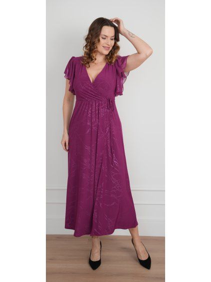 Sofistik plesové šaty OLINA, fuchsie