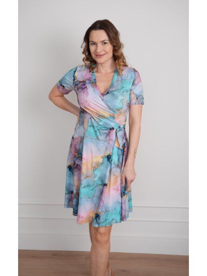 Sofistik šaty VANDA, V2 pastel