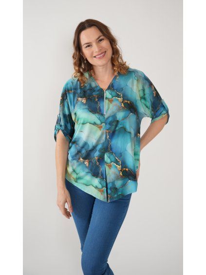 Sofistik halenka ZLATA, V2 tyrkys mramor