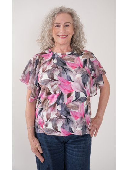 Sofistik halenka ZORA, V4 růžová list