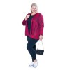 Sofistik kabátik SARAH DIGI, bordo