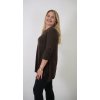 Sofistik tunika MARION, tm. hnědá