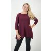 Sofistik tunika MARION, vínová