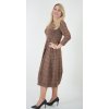 Sofistik šaty MELISSA, hnědá