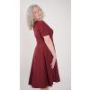 Sofistik šaty DORIANA,vínová