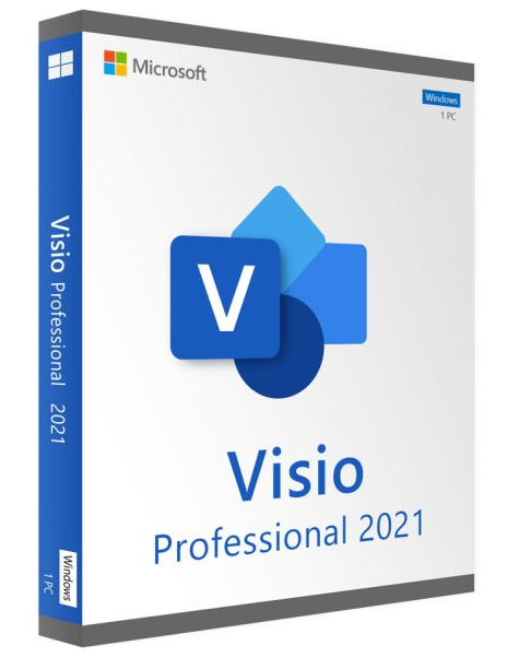 Microsoft | Visio | Professional 2021 | elektronická | D87-07606 | druhotná