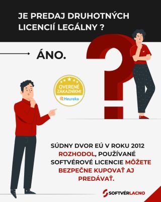 Je predaj druhotných licencií legálny? Áno, potvrdil to už v roku 2012 Súdny dvor EÚ. To znamená, že aj používané...