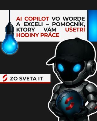 🌐 AI Copilot vo Worde a Exceli šetrí hodiny práce. Pomôže s osnovou, prepisom, vzorcami aj súhrnmi dát. ❓Na akú úlohu by...