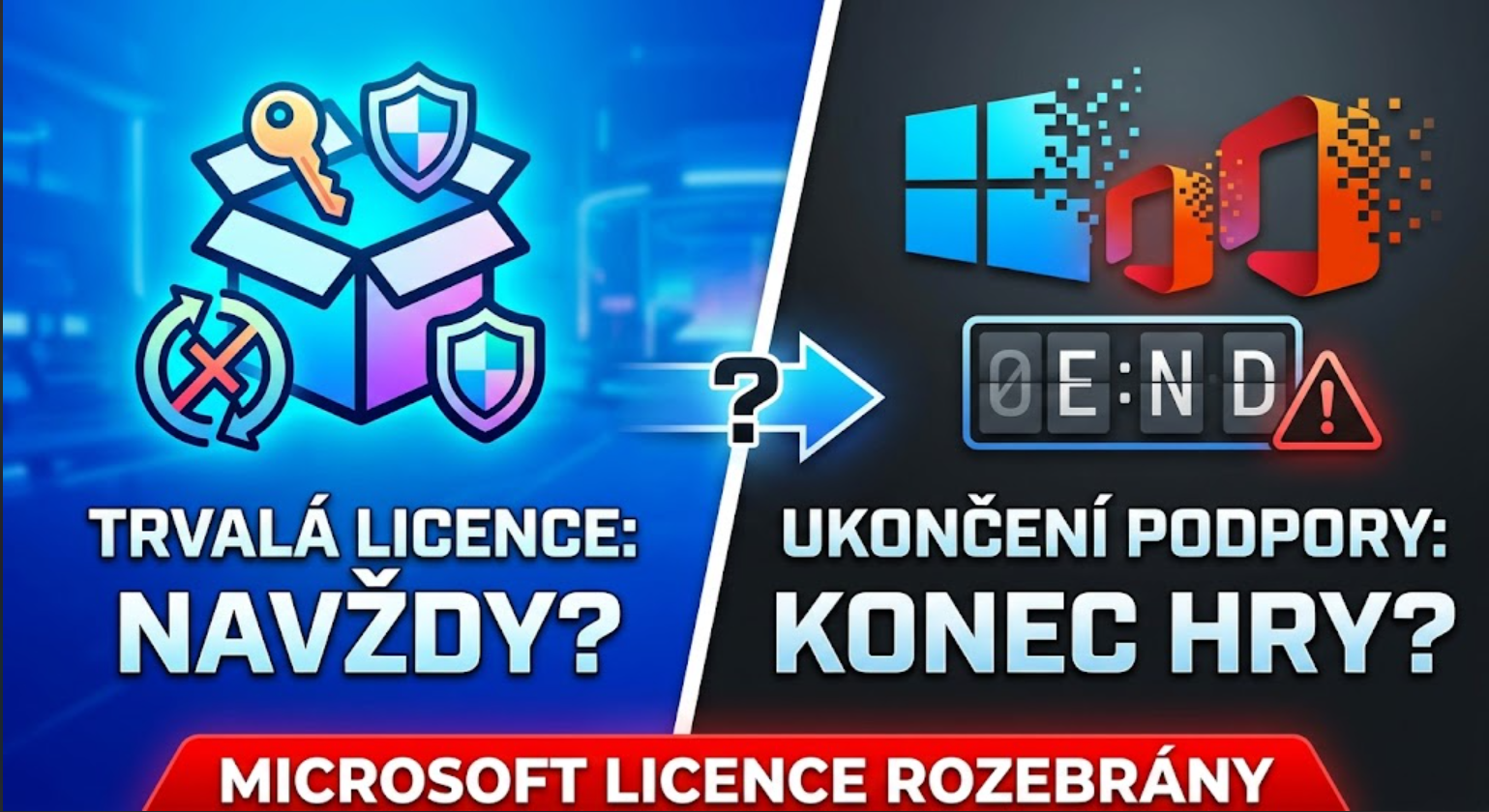 Labyrint licencí Microsoft: Průvodce trvalými licencemi a úskalími ukončené podpory