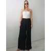 Čierne široké nohavice Bari