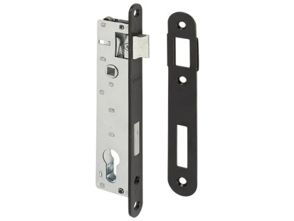 Zámek zadl. vlož. černý 90/22  P/L