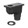 Lapač střešních vod univ. odtok 125/110 mm černá