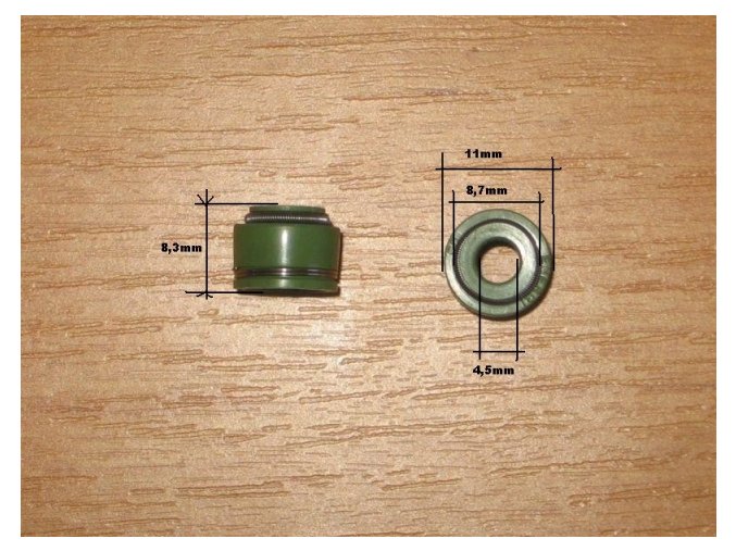 Gufero/simerink ventilů pit/dirt bike ATV-zelený