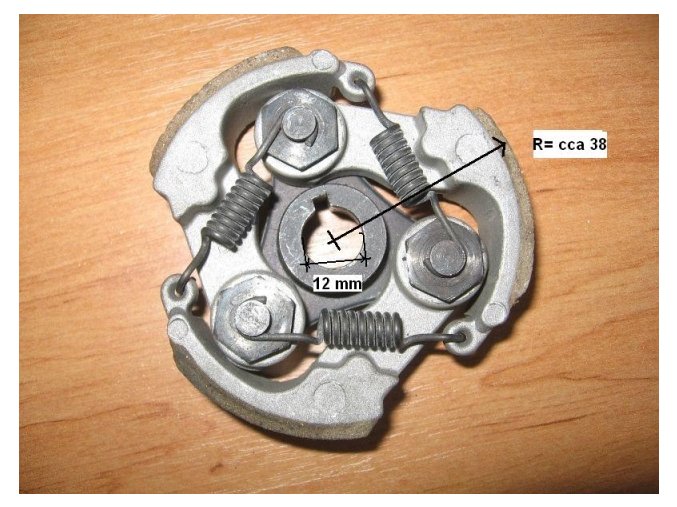 Spojka na ATV mini bike/cross