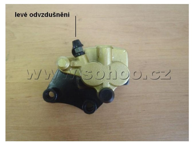 Brzdový třmen pitbike dirtbike ATV - brzdič L/Typ1