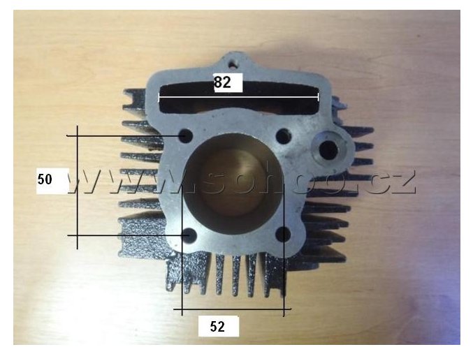 Válec motoru pitbike dirtbike ATV 110ccm/52píst