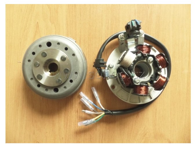 Rotor+stator zapalování pitbike ATV - Lifan 140cc