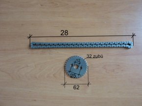 Sada rozvodu ventilů na pitbike - motor XY160