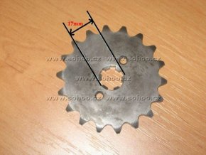 Řetězové kolečko pitbike dirtbike ATV(12Z/420/17)