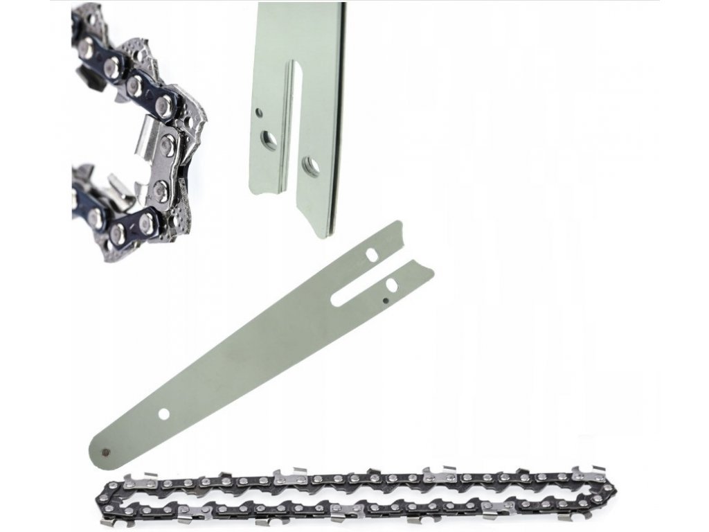 Náhradní vodící lišta 4" elektrické pilky + 1x řetěz