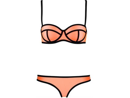 Plavky SKY ORANŽOVÉ (Velikost S)