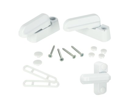 Zabezpieczenie blokada klamki drzwi okna 2sztuki 165086