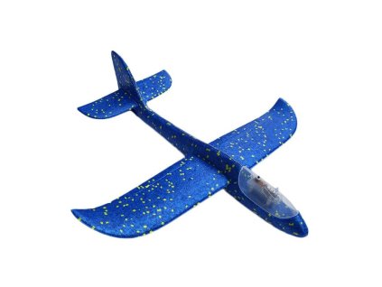 7479 3 kluzak letadlo polystyren 8led mix 48x47cm