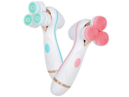 20459 14 elektricky masazni kartac na myti obliceje 3v1