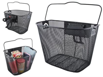 21481 16 kovovy kosik na jizdni kolo