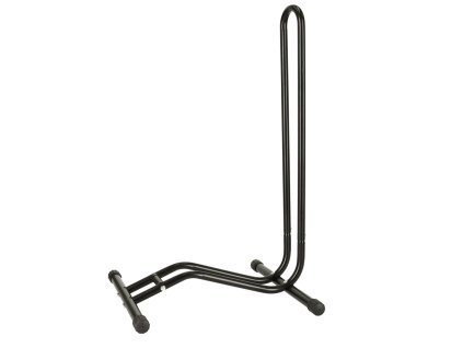 Stojak na rower pojedynczy metalowy czarny 142998