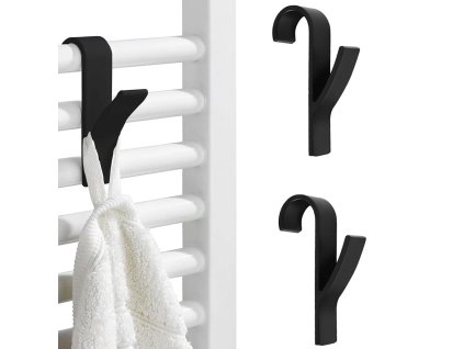 36829 14 2x koupelnovy zavesny hacek na radiator sada pro zaveseni rucniku do koupelny a radiatoru