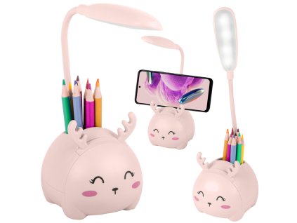 36943 12 detske nocni svetlo vedlo usb organizator stojan telefon cteni veda