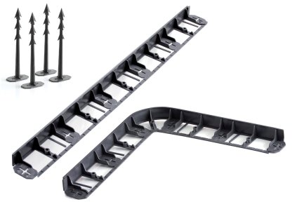 38836 obrubnik neviditelny border 800x8 4x4 5 cm barva cerna