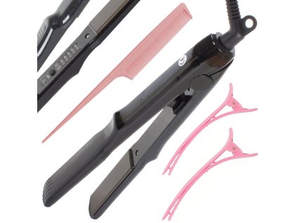 44310 10 zehlicka na vlasy regulace teploty keramicka sada 60w 5 rezimu cerna