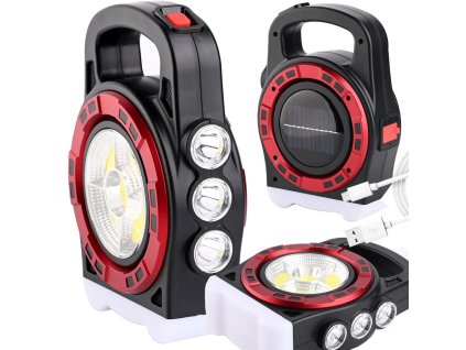 44985 13 solarni svitilna prenosna dobijeci led svetlo powerbank reflektor