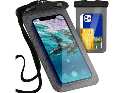 47337 vodotesne pouzdro na telefon cerne 23414