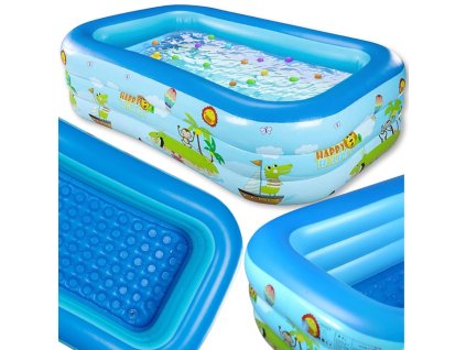 48009 nafukovaci bazen velky obdelnikovy zahradni rodinny nafukovaci bazen pro deti