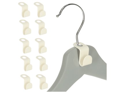 Haki haczyki na wieszaki organizer do szafy 10szt 170870